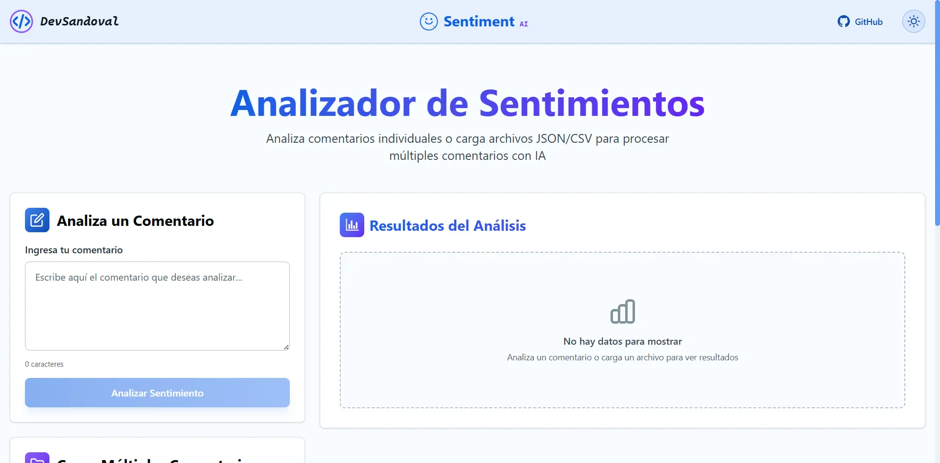Proyecto Dashboard de Análisis de Sentimiento con IA